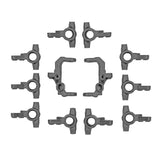 ASC71214 71214 RC10 T7 Factory Team V2 Caster & Steering Blocks, Carbon