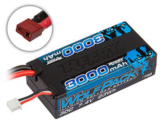 ASC758 758 Reedy WolfPack 7.4V 2S LiPo Battery w/ T-Plug 3000mAh 30C