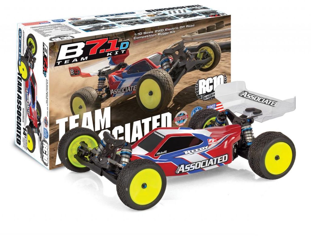 ASC90047 90047 RC10 B7.1D Team Kit 1/10 2WD Buggy Kit, Dirt Version