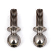 ASC91752 91752 Factory Team Titanium Ballstuds, Long Neck, 8mm (2)