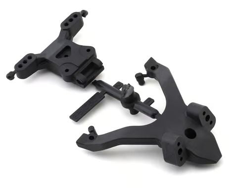 ASC92404 92404 RC10B7 FT Top Plate and Ballstud Mount, Carbon