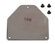 ASC92445 92445 RC10B7 FT Steel Servo Weight Plate, 16g