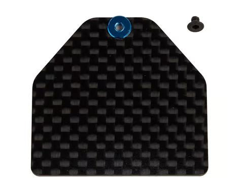 ASC92446 92446 RC10B7 FT Carbon Fiber Servo Weight Plate, 4g