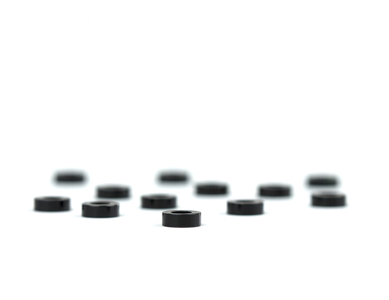 AVDAV10075-200 AV10075-200 Aluminum Ball Stud Washers, Black, 2.0mm (12)