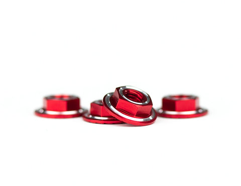 Avid RC AV10097-RED Ringer Wheel Nuts, M4, Red