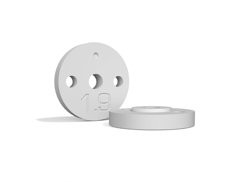 AVDAV10106-2X1.9 AV10106-2X1.9 Machined 13mm Shock Pistons, 2mm Thick, 2x1.9 (2)