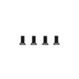 AWEST212-6 ST212-6 Low Head Flathead Screw for Steel Chassis, M3x6mm (4)