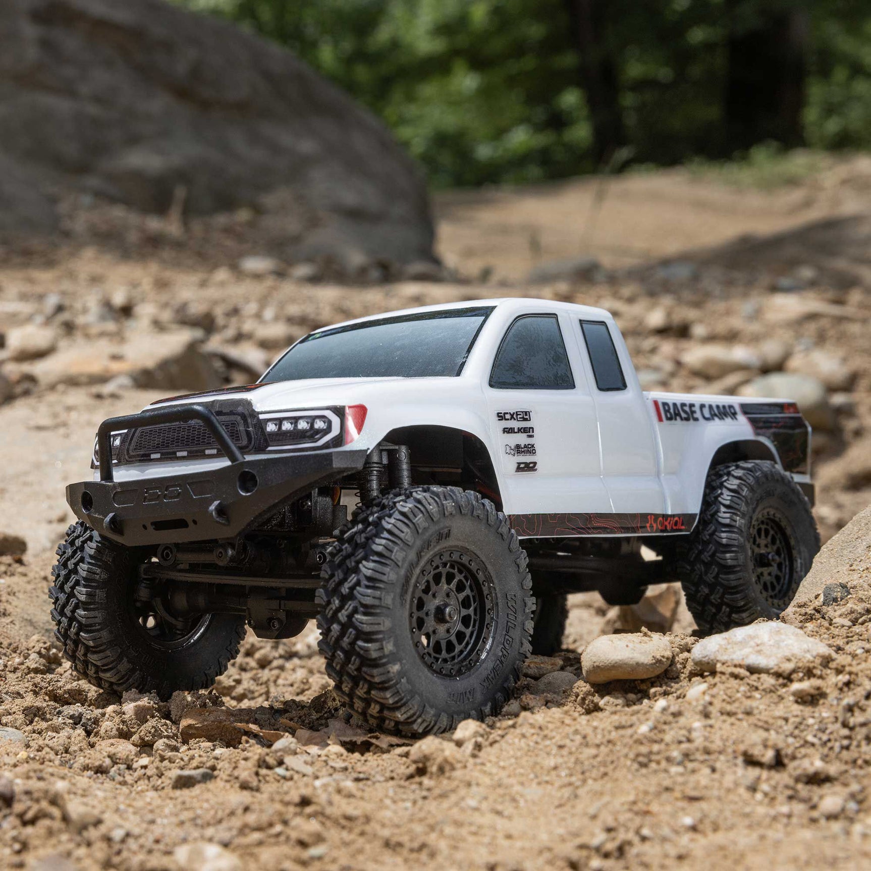 SCX24 Base Camp 1/24 4X4 Crawler RTR Combo, White