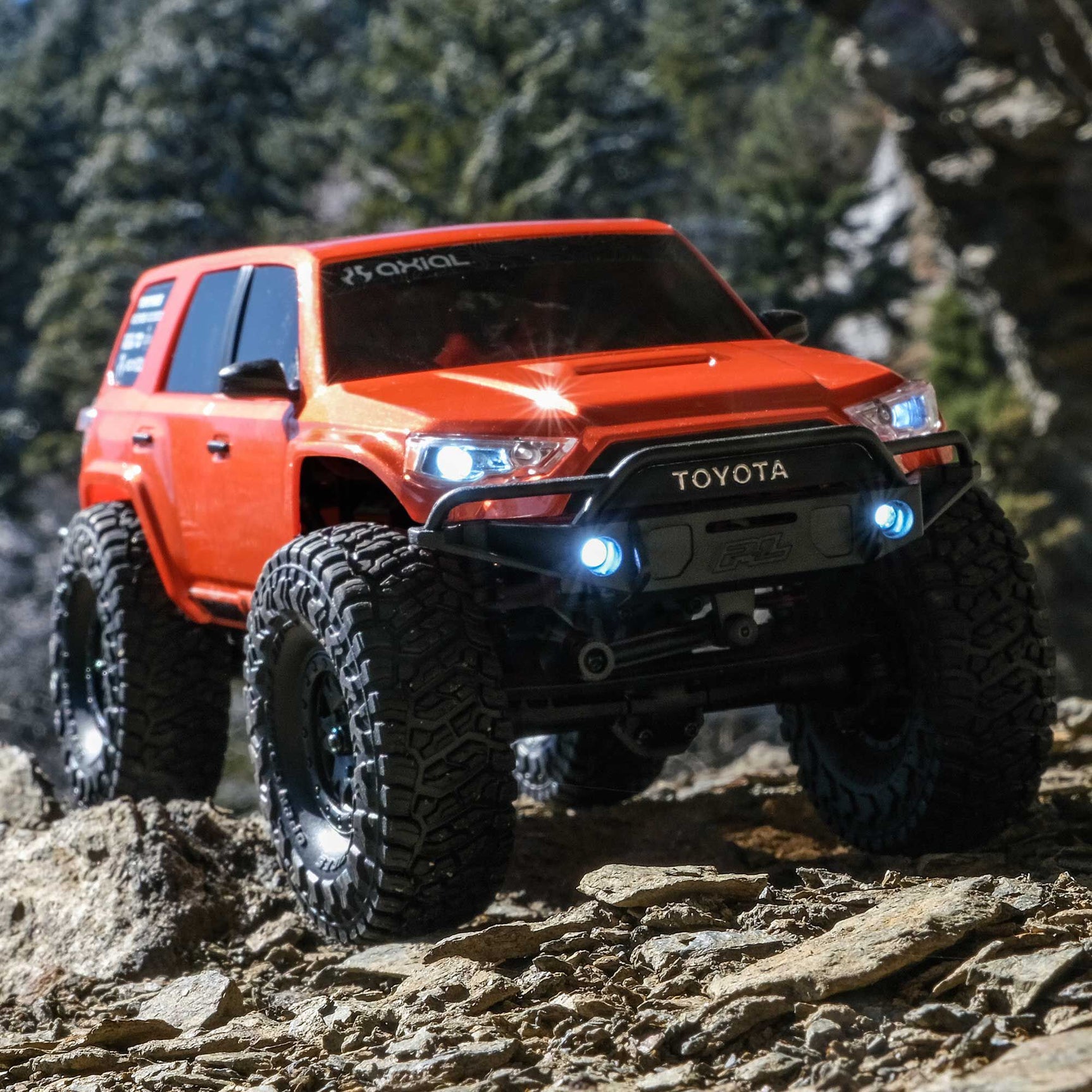 SCX24 Toyota 4Runner 1/24 4X4 Crawler RTR Combo, Orange