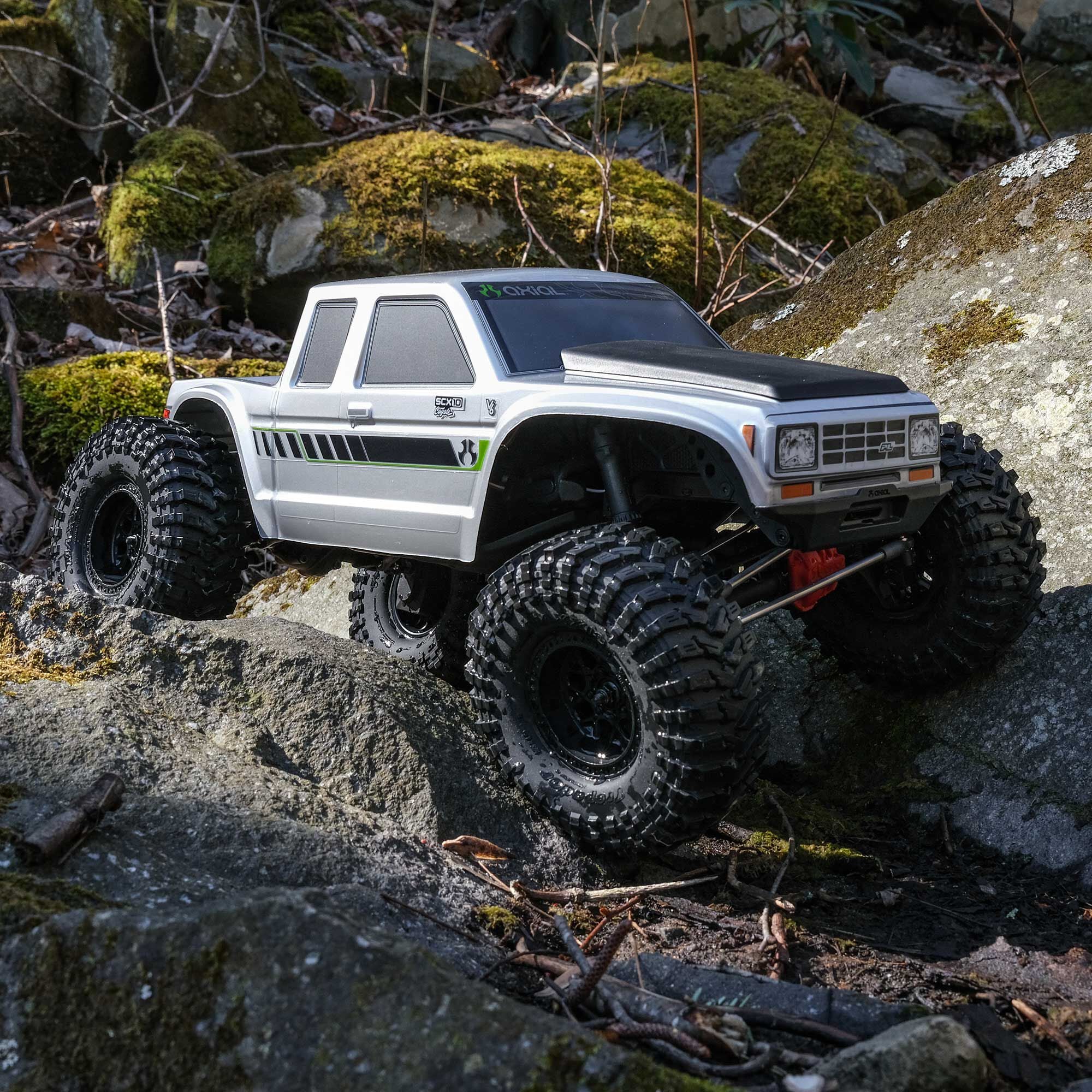 SCX10 III Coyote 1/10 4X4 Crawler RTR, Silver – Dollar Hobbyz