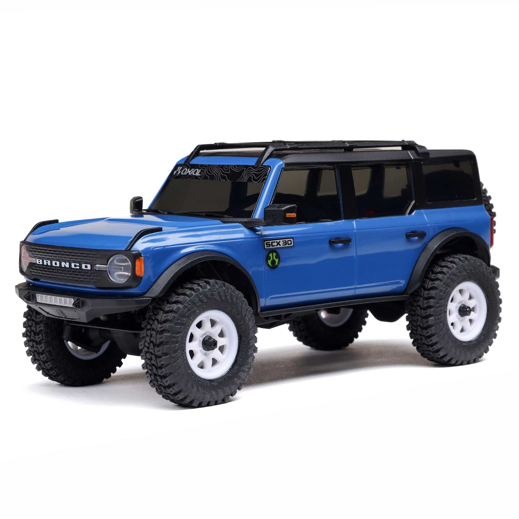 AXI-2048T1 AXI-2048T1 SCX30 Ford Bronco 1/30 4X4 Crawler RTR Combo, Blue