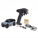 SCX30 Ford Bronco 1/30 4X4 Crawler RTR Combo, Gray