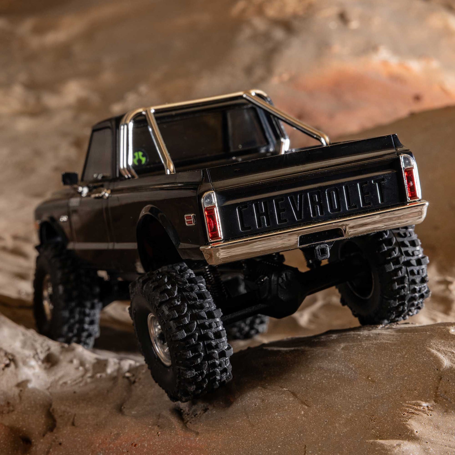SCX30 Chevrolet K10 1/30 4X4 Crawler RTR Combo, Black