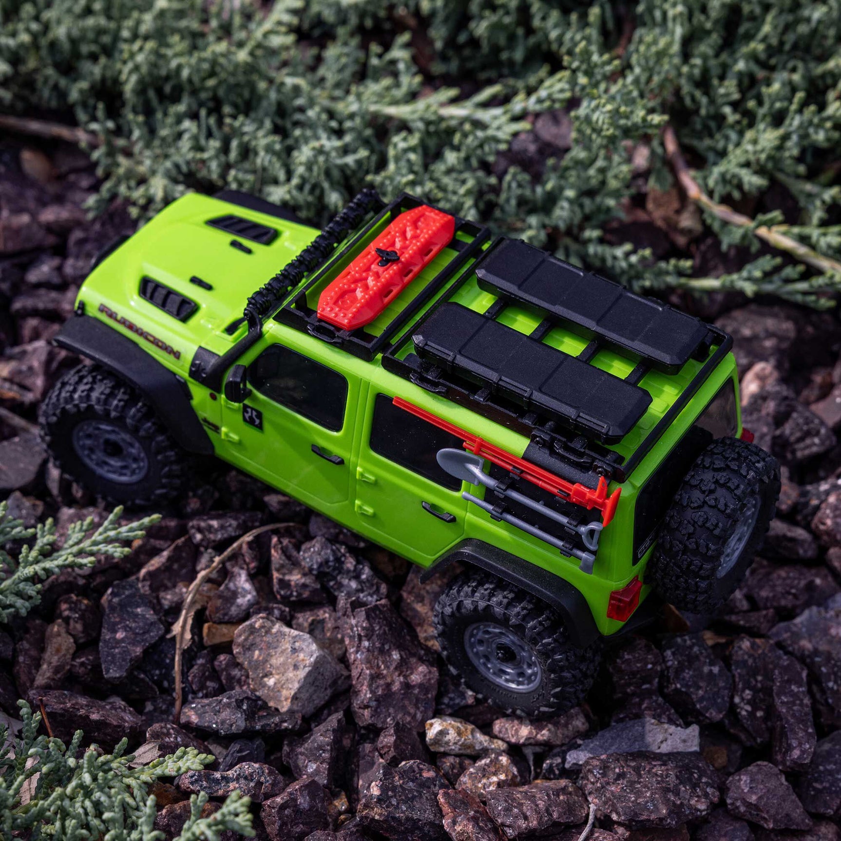 SCX30 Jeep Wrangler JLU 1/30 4X4 Crawler RTR Combo, Green