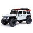 AXI-2261T2 AXI-2261T2 SCX30 Jeep Wrangler JLU 1/30 4X4 Crawler RTR Combo, White
