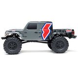 SCX24 Summit Racing Jeep Gladiator 1/24 4X4 Crawler RTR Combo, Gray