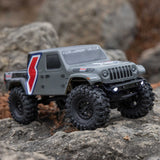 SCX24 Summit Racing Jeep Gladiator 1/24 4X4 Crawler RTR Combo, Gray
