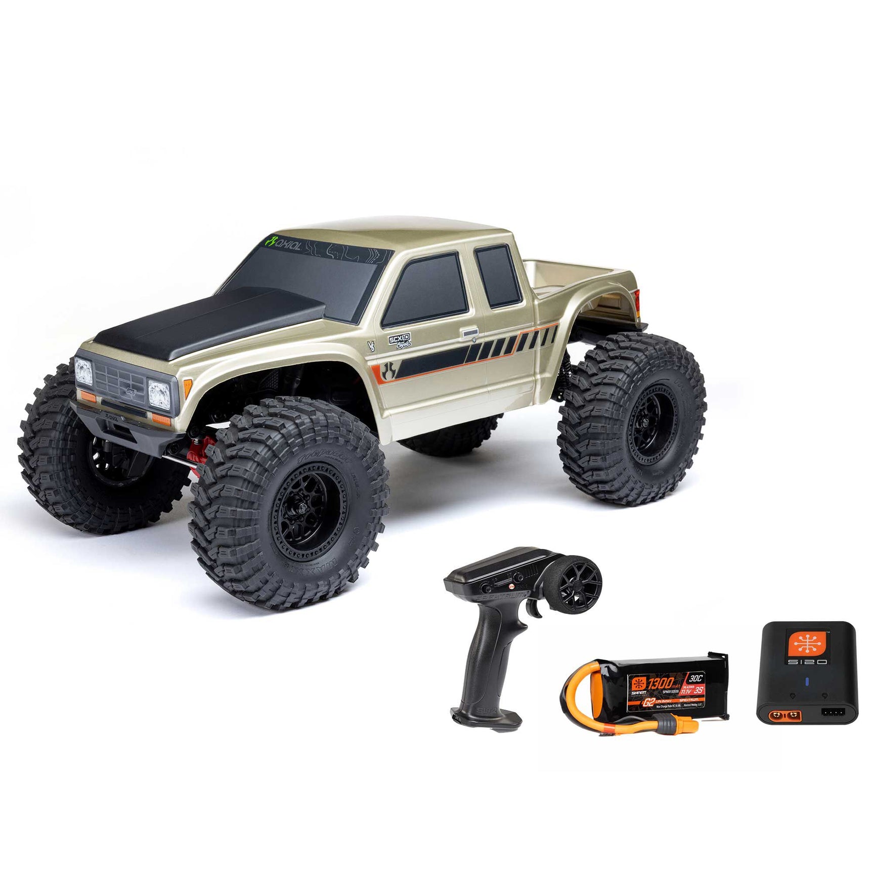 AXI-3071 AXI-3071 SCX10 III Coyote 1/10 4X4 Crawler RTR w/ Battery & Charger, Gold