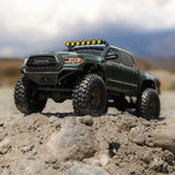 SCX30 Toyota Tacoma TRD Pro 4X4 Brushed 1/30 Rock Crawler RTR Combo, Green