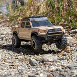 SCX30 Toyota Tacoma TRD Pro 4X4 Brushed 1/30 Rock Crawler RTR Combo, Brown
