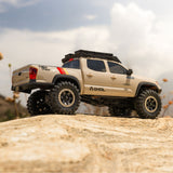 SCX30 Toyota Tacoma TRD Pro 4X4 Brushed 1/30 Rock Crawler RTR Combo, Brown
