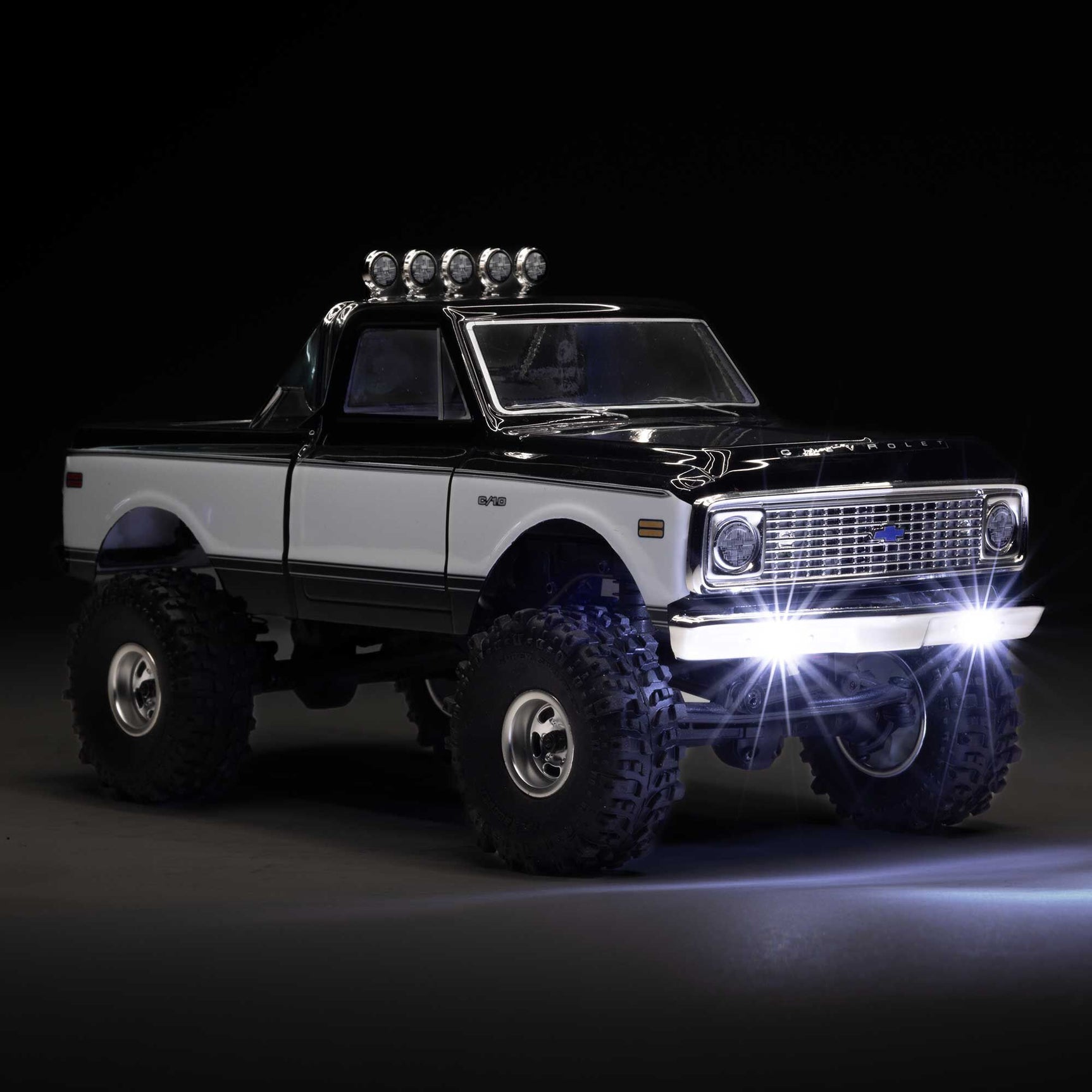 SCX24 1967-1972 Chevrolet C10 1/24 4X4 Crawler RTR, Black