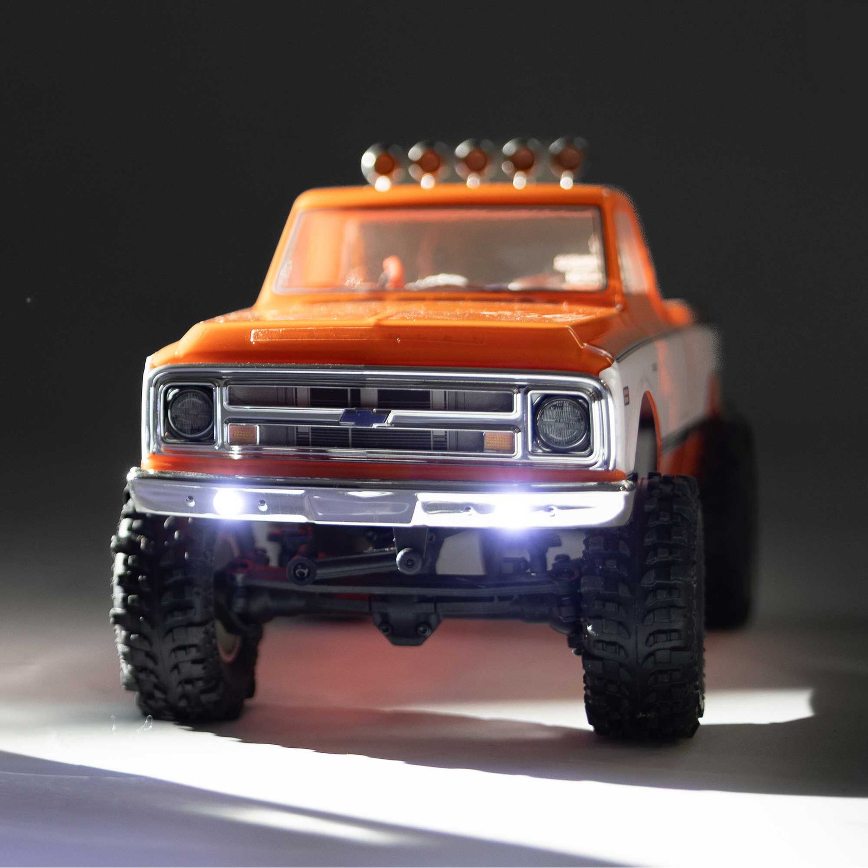 SCX24 1967-1972 Chevrolet C10 1/24 4X4 Crawler RTR, Orange