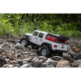 SCX24 Jeep Gladiator 1/24 4WD Crawler RTR Combo, White