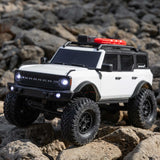 SCX24 Ford Bronco 4X4 1/24 Crawler RTR Combo, White