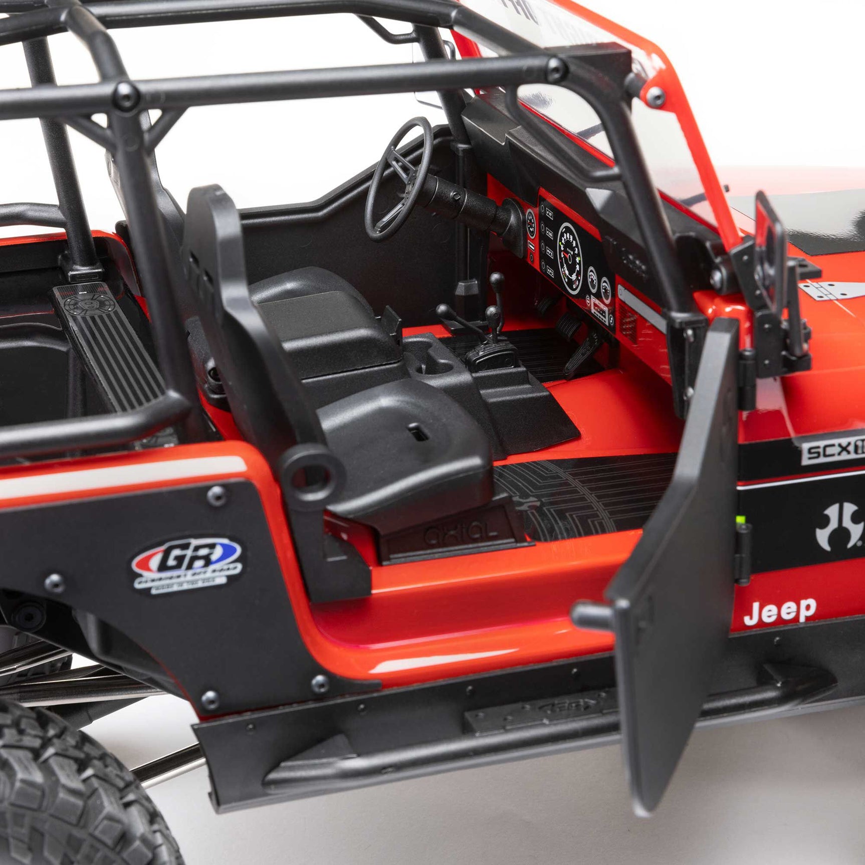 SCX10 III 1/10 4X4 Crawler, Jeep CJ-7, Red