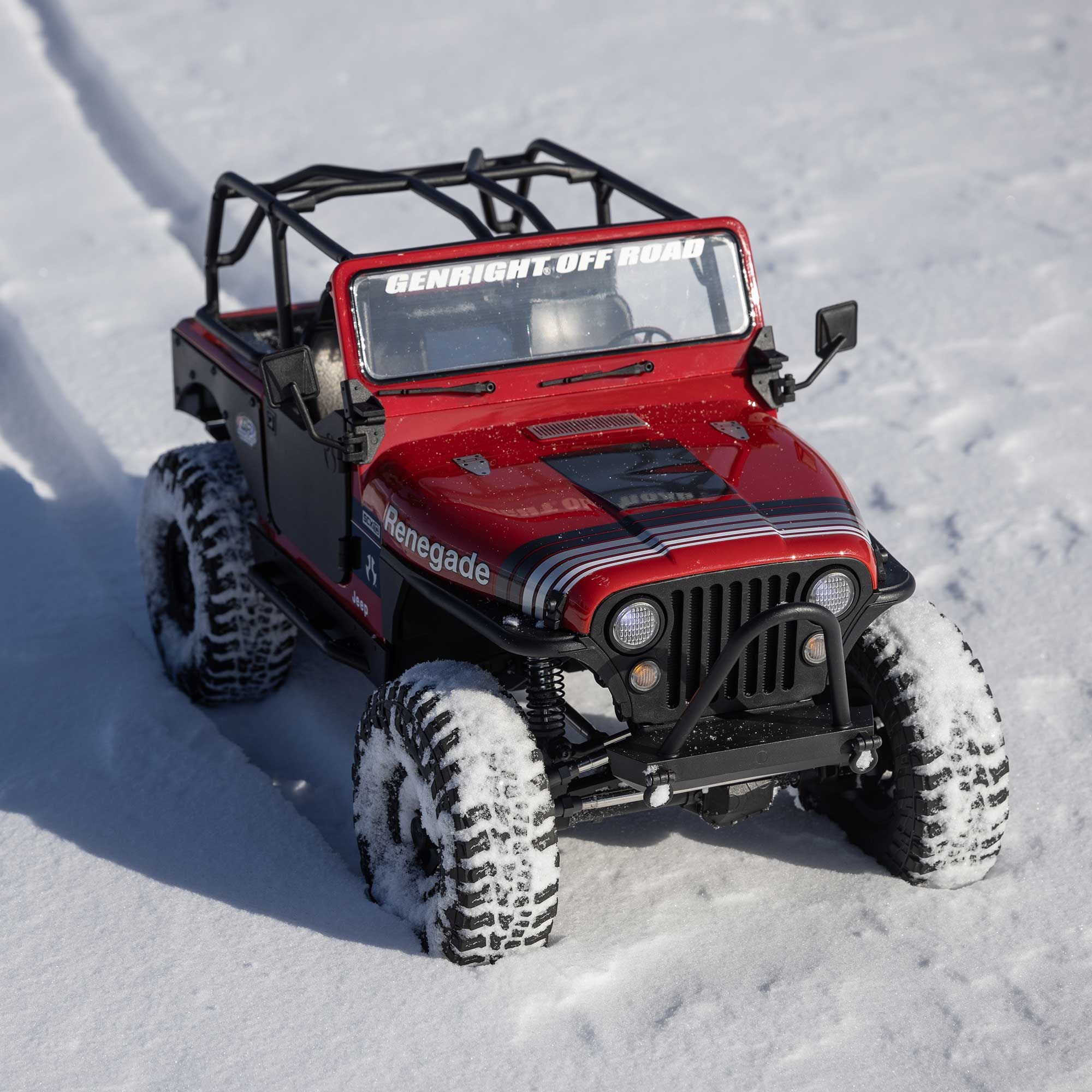 SCX10 III 1/10 4X4 Crawler, Jeep CJ-7, Red – Dollar Hobbyz