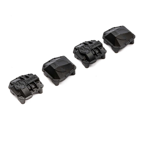 Axial AXI232044 SCX10 III AR45P AR45 Differential Covers, Black