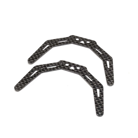 Axial AXI301001 AX24 Chassis Side Plates, Carbon Fiber