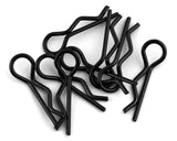 BDYBC-88BK BC-88BK Body Clips, 1/8 Scale (8), Black