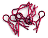 BDYBC-88P BC-88P Body Clips, 1/8 Scale (8), Pink