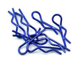 BDYBC-8BL BC-8BL Body Clips, 1/10 scale (8), Blue