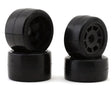 BSRRR1000 RR1000 1/10 Pan Car Race Radial Belted Pre-Mounted Carpet Tires (4)
