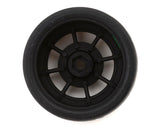 1/12 Race Radial Pre-Mounted Carpet Tires, 28 Shore (4)