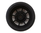 1/12 Race Radial Pre-Mounted Carpet Tires, 32 Shore (4)