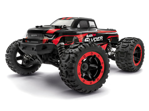 Blackzon 540098 Slyder MT 1/16 4WD Monster Truck, Red