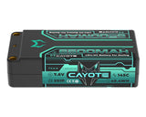CAYCA652S145 CA652S145 Team Cayote 7.6V 2S LIHV LiPo Battery, 6500mAh 145C Shorty