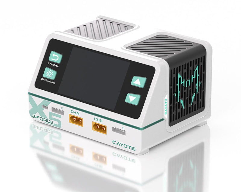 CAYCYEG1022 CYEG1022 2-Force X5 Racing Dual AC/DC Battery Charger, 6S/40A