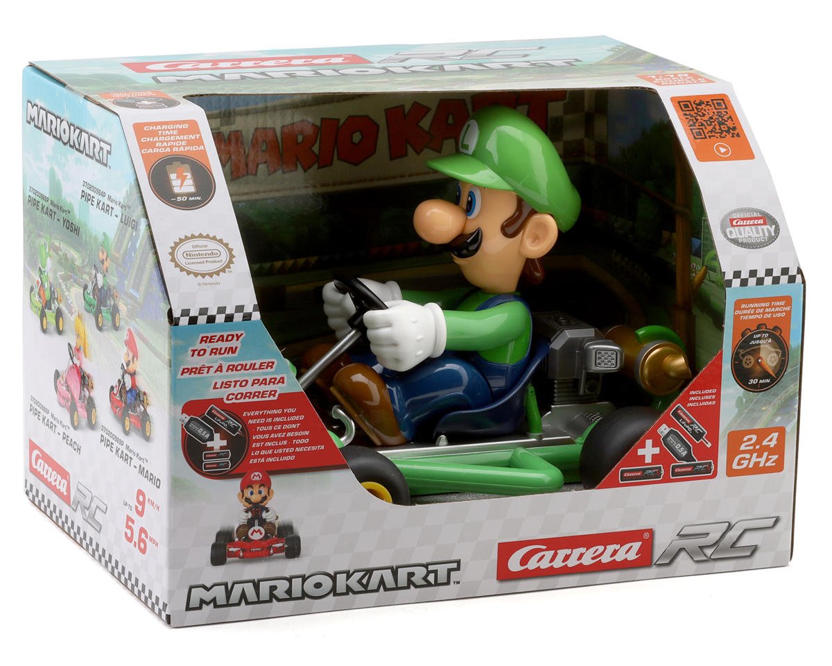 Nintendo Mario Kart 1/18 Scale RC Car RTR, Luigi