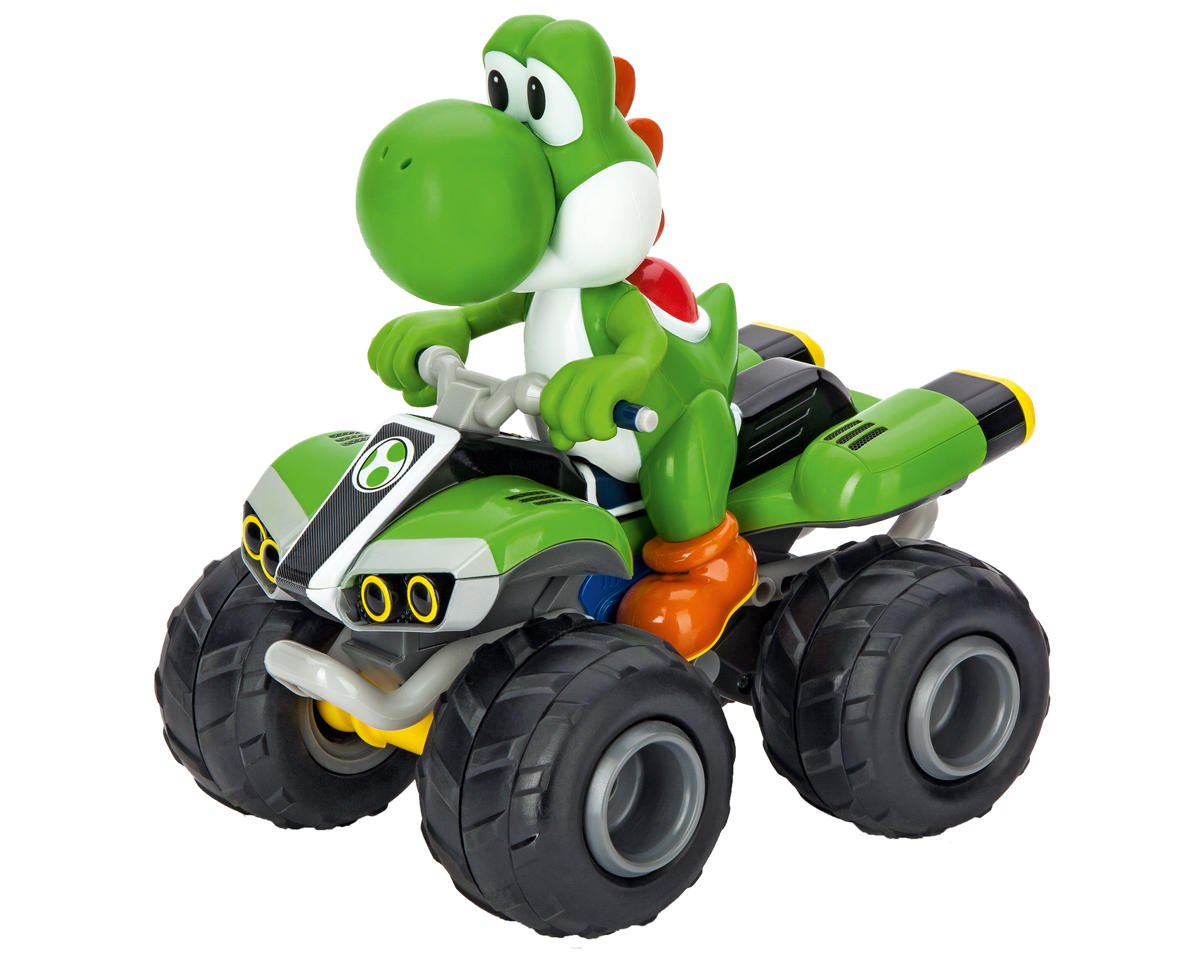 CCN00997X 00997X Nintendo Mario Kart 1/20 Scale RC Car RTR, Yoshi Quad