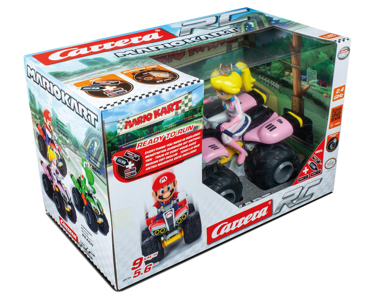 Nintendo Mario Kart 1/20 Scale RC Car RTR, Peach Quad