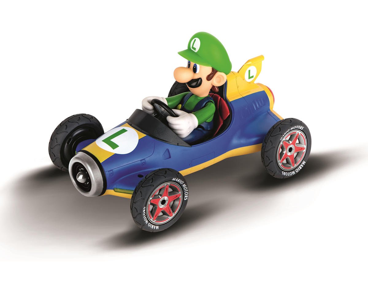 Nintendo Mario Kart 1/18 Scale RC Car RTR, Luigi Mach 8