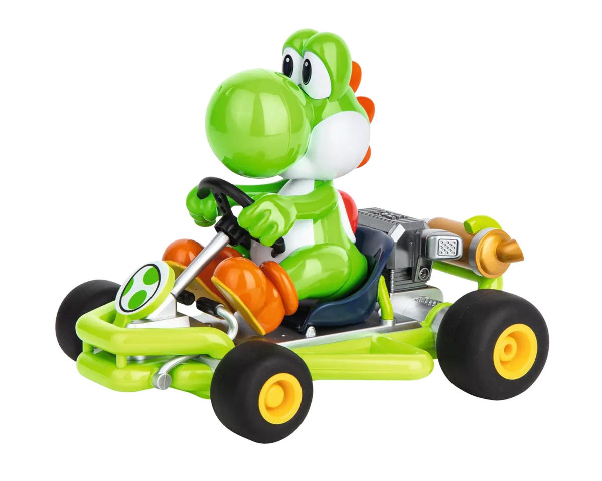 CCN200988 200988 Nintendo Mario Kart 1/18 Scale RC Car RTR, Yoshi