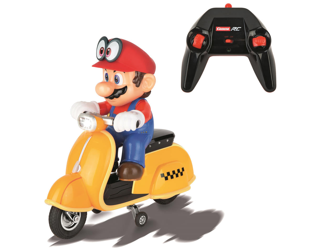 CCN200992 200992 Super Mario Odyssey Scooter RC, Mario