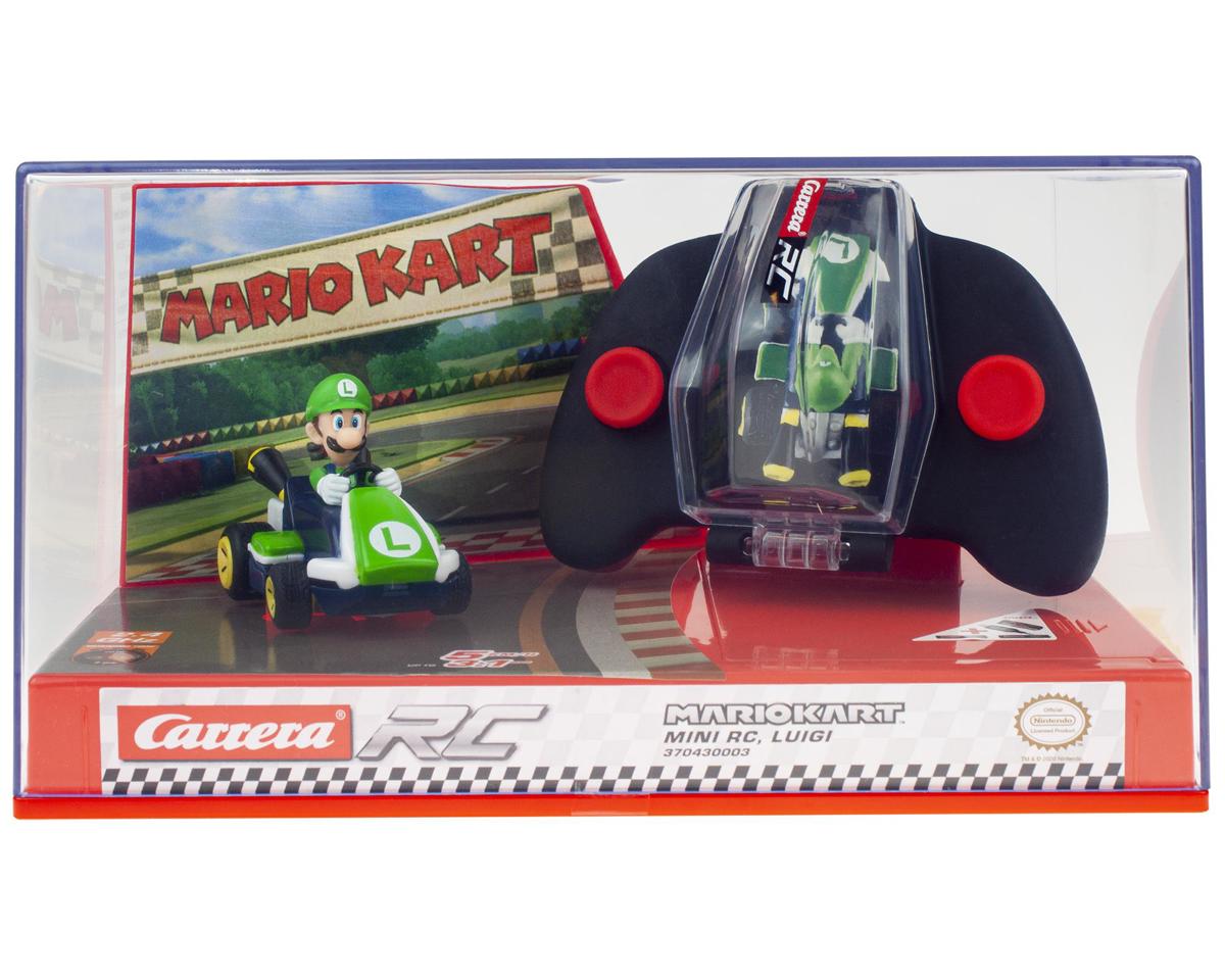 CCN430003 430003 Nintendo Mario Kart 1/50 Scale Mini RC Car RTR, Luigi
