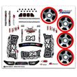 CIS15716 CIS15716 1/24 GT24T Monster Truck Decal Sheet